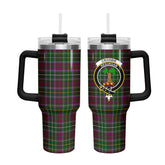 Crosbie Tartan Crest 40 oz Insulated Tumbler with Handle