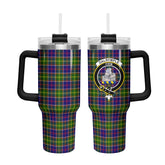 Dalrymple Tartan Crest 40 oz Insulated Tumbler with Handle