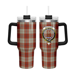 Davidson Dress Dancers Tartan Crest 40 oz Insulated Tumbler with Handle