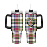 Dennistoun Tartan Crest 40 oz Insulated Tumbler with Handle