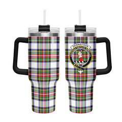 Dennistoun Tartan Crest 40 oz Insulated Tumbler with Handle