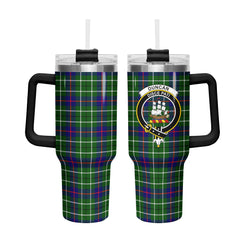 Duncan Modern Tartan Crest 40 oz Insulated Tumbler with Handle