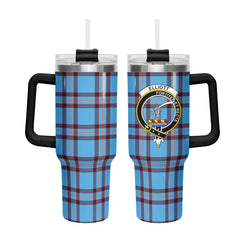 Elliott Ancient Tartan Crest 40 oz Insulated Tumbler with Handle