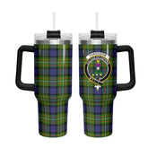 Ferguson Tartan Crest 40 oz Insulated Tumbler with Handle
