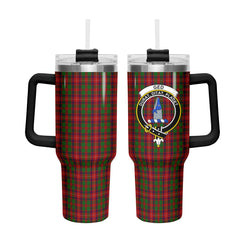 Ged Tartan Crest 40 oz Insulated Tumbler with Handle