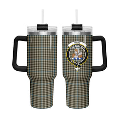 Haig Check Tartan Crest 40 oz Insulated Tumbler with Handle