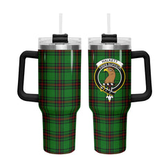 Halkett Tartan Crest 40 oz Insulated Tumbler with Handle