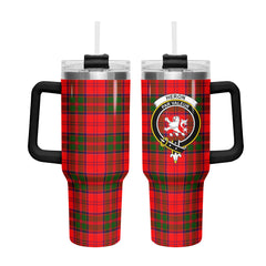 Heron Tartan Crest 40 oz Insulated Tumbler with Handle