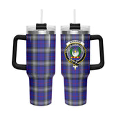 Kinnaird Tartan Crest 40 oz Insulated Tumbler with Handle
