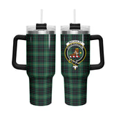 MacAuley Hunting Ancient Tartan Crest 40 oz Insulated Tumbler with Handle