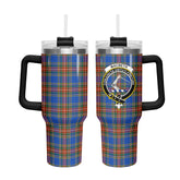 MacBeth Ancient Tartan Crest 40 oz Insulated Tumbler with Handle