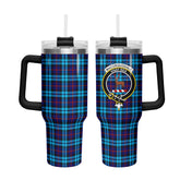 MacCorquodale Tartan Crest 40 oz Insulated Tumbler with Handle