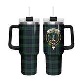 MacKinlay Modern Tartan Crest 40 oz Insulated Tumbler with Handle