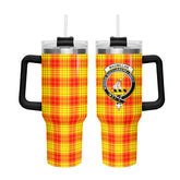 MacMillan Clan Tartan Crest 40 oz Insulated Tumbler with Handle