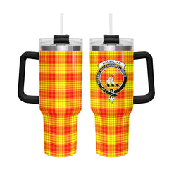 MacMillan Clan Tartan Crest 40 oz Insulated Tumbler with Handle