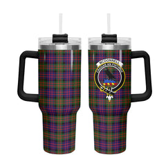 McDonnell of Glengarry Modern Tartan Crest 40 oz Insulated Tumbler with Handle