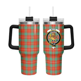 McFie Ancient Tartan Crest 40 oz Insulated Tumbler with Handle