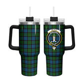 McKay Modern Tartan Crest 40 oz Insulated Tumbler with Handle