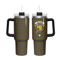 McVicker Tartan Crest 40 oz Insulated Tumbler with Handle