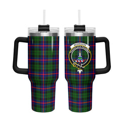 Morrison Modern Tartan Crest 40 oz Insulated Tumbler with Handle