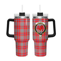 Moubray Tartan Crest 40 oz Insulated Tumbler with Handle