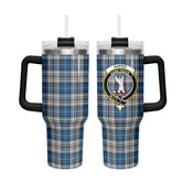 Napier Modern Tartan Crest 40 oz Insulated Tumbler with Handle