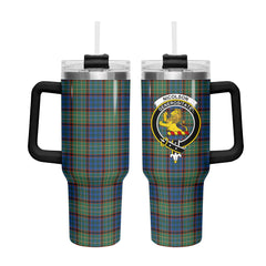 Nicolson Hunting Ancient Tartan Crest 40 oz Insulated Tumbler with Handle