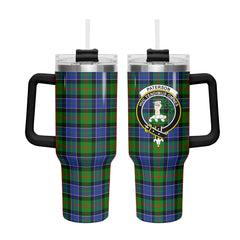 Paterson Tartan Crest 40 oz Insulated Tumbler with Handle