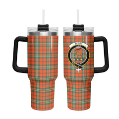Scott Ancient Tartan Crest 40 oz Insulated Tumbler with Handle