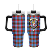 Skirving Tartan Crest 40 oz Insulated Tumbler with Handle