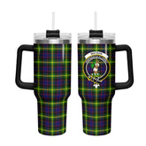 Watson Modern Tartan Crest 40 oz Insulated Tumbler with Handle