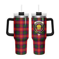 Wauchope (or Waugh) Tartan Crest 40 oz Insulated Tumbler with Handle