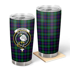 Campbell of Cawdor Modern Tartan Crest Tumbler