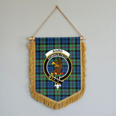 Baird Ancient Tartan Crest Wall Hanging Banner - Wood Pole