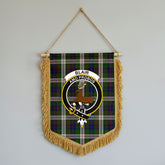 Blair Dress Tartan Crest Wall Hanging Banner - Wood Pole
