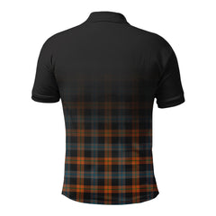 Broun Ancient Tartan Crest Polo Shirt - Thistle Black Style