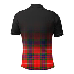 Fraser Tartan Crest Polo Shirt - Thistle Black Style