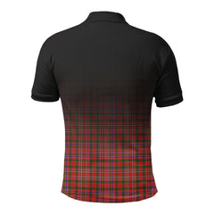 McAlister Modern Tartan Crest Polo Shirt - Thistle Black Style