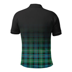 McKenzie Ancient Tartan Crest Polo Shirt - Thistle Black Style