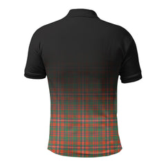 McKinnon Ancient Tartan Crest Polo Shirt - Thistle Black Style