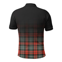 McLachlan Weathered Tartan Crest Polo Shirt - Thistle Black Style