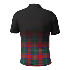 McPhail Clan Tartan Crest Polo Shirt - Thistle Black Style
