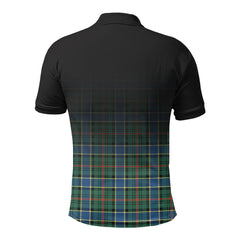 Ogilvie Hunting Ancient Tartan Crest Polo Shirt - Thistle Black Style