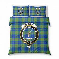 Barclay Hunting Ancient Tartan Crest Bedding Set