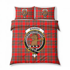 Binning (of Wallifoord) Tartan Crest Bedding Set