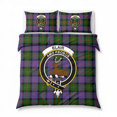 Blair Modern Tartan Crest Bedding Set