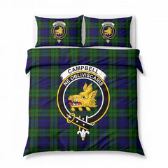 Campbell Modern Tartan Crest Bedding Set