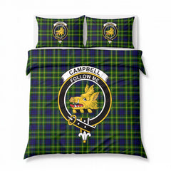 Campbell of Breadalbane Modern Tartan Crest Bedding Set