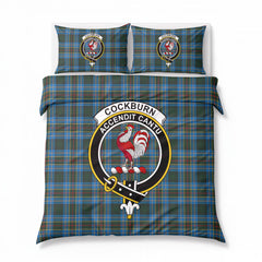 Cockburn Modern Tartan Crest Bedding Set
