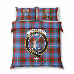 Dalmahoy Tartan Crest Bedding Set